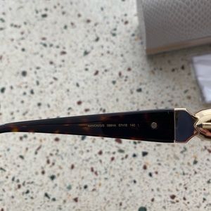 Jimmy Choo Sunglasses MANON GS 807IR Black Oversized Square Swarovski Crystal